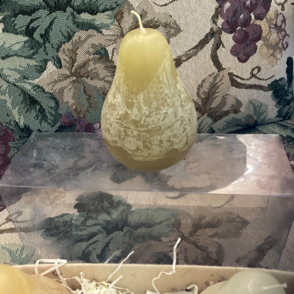 Pear candles set a three in the box - Picture 2 of 4